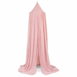 Jollein - moskitiera baldachimowa nad łóżeczko niemowlęce VINTAGE Blush Pink 245 cm