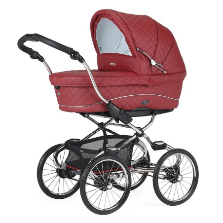 Luksusowy wózek dziecięcy Bebecar Stylo SP034 Czerwony 2w1