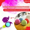 Kule do kąpieli zestaw 4 szt. z pędzlem Baff Bombz Magic Brush 3+, Zimpli Kids