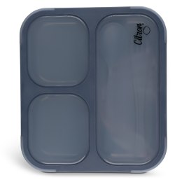 Citron Lunch Box ze Sztućcami - Dark Blue