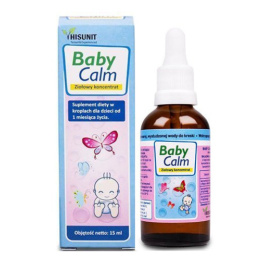 Ziołowy preparat na kolki u niemowląt 15 ml 1m+ BABY CALM