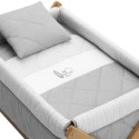Małe łóżeczko dostawka Une CAMBRASS Essentia Grey / Natural