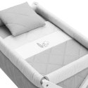 Małe łóżeczko dostawka Une CAMBRASS Essentia Grey / White