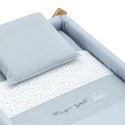 Małe łóżeczko dostawka Une CAMBRASS Forest Blue / Natural