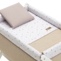 Małe łóżeczko dostawka Une CAMBRASS Greeny Beige / White