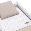 Małe łóżeczko dostawka Une CAMBRASS Greeny Beige / White