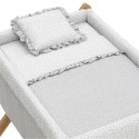Małe łóżeczko dostawka Une CAMBRASS Liberty Grey / Natural