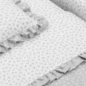 Małe łóżeczko dostawka Une CAMBRASS Liberty Grey / White
