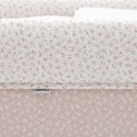 Małe łóżeczko dostawka Une CAMBRASS Liberty Pink / White