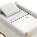 Małe łóżeczko dostawka Une CAMBRASS Magia Grey / Natural