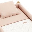 Małe łóżeczko dostawka Une CAMBRASS Magia Pink / Natural