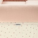 Małe łóżeczko dostawka Une CAMBRASS Magia Pink / White