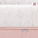 Małe łóżeczko dostawka Une CAMBRASS Sky Pink / Natural