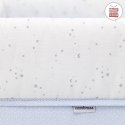 Małe łóżeczko dostawka Une CAMBRASS Star Grey / White