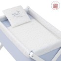 Małe łóżeczko dostawka Une CAMBRASS Vichy10 Blue / White