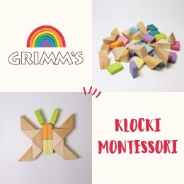 Układanka drewniana w ramce Pastel Duo Grimm's