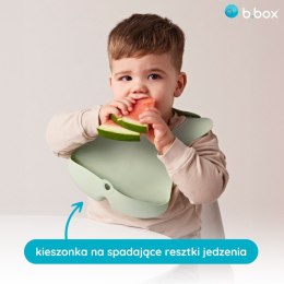 Śliniak z otwartą kieszonką szałwia, b.box