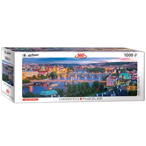 Puzzle 1000 Panoramic Prague Czech Republic 6010-5372