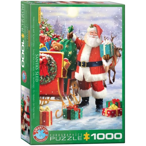 Puzzle 1000 Santa with Sled by Simon Tread 6000-5639