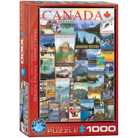 Puzzle 1000 Travel Canada Vintage Poste 6000-0778