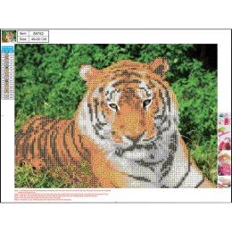 Diamentowa mozaika 5D kit 30x40 cm TIGER 89752 CENTRUM