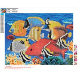 Diamentowa mozaika 5D kit 40x50 cm FISH 89758 CENTRUM