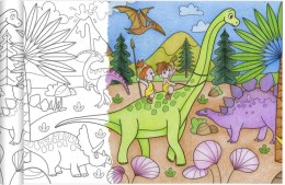 Kolorowanka w rolce Graffy Roll Dinozaury 5 m x 35 cm