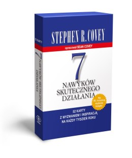 7 nawyków skutecznego działania. 52 karty z wyzwaniem i inspiracją na każdy tydzień roku wyd. 2024