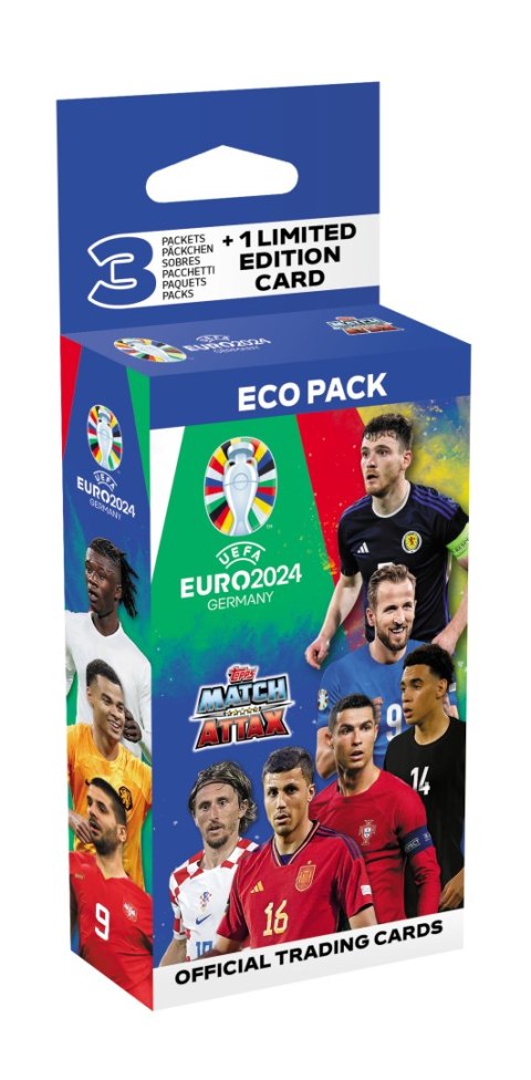 Euro 2024 Topps Cards eco pack 1 szt. mix