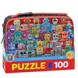 Puzzle 100 z lunch box Robots 9100-5827