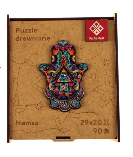 Puzzle 90 drewniane A4 Hamsa