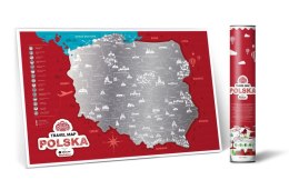 Mapa zdrapka Polska travel map Polska