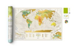 Mapa zdrapka świat travel map geography world