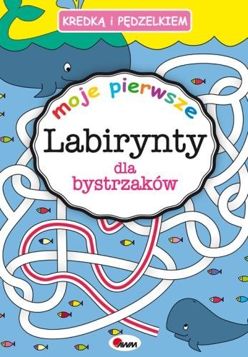 Moje pierwsze labirynty dla bystrzaków kredką i pędzelkiem