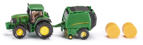 Traktor John Deere z prasą super Siku S1665