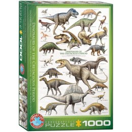 Puzzle 1000 Dinosaurs of Cretaceous Period 6000-0098