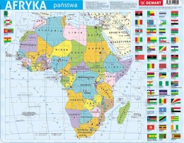 Puzzle 72 ramkowe. Afryka mapa polityczna