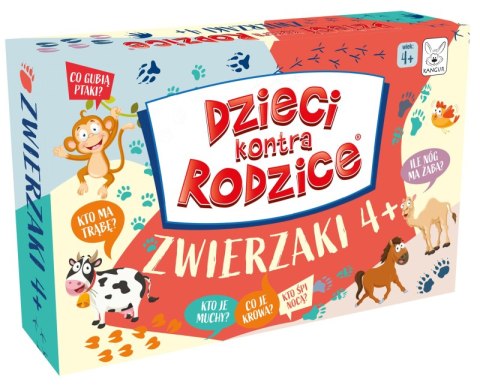 Gra Dzieci kontra Rodzice Zwierzaki 4+