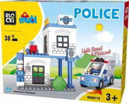 Klocki Blocki Mubi 38 elementów Police MU6611B