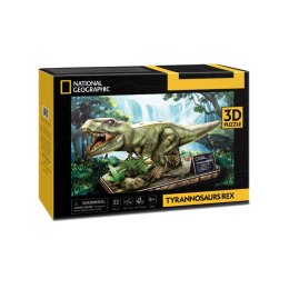 Puzzle 52 3D T-Rex National Geographic license