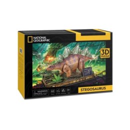 Puzzle 62 3D Stegosaurus National Geographic license