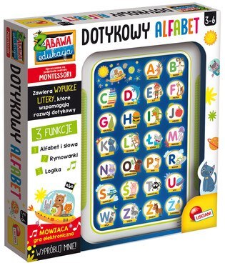 Elektroniczny dotykowy alfabet Montessori 304-PL80212