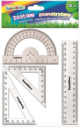 Zestaw geometryczny BAMBINO 4 elementy 15 cm 1 szt. mix