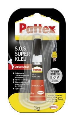 Klej Pattex uniwersalny super S.O.S. 3g