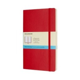 Notes MOLESKINE Classic L (13x21cm) w kropki czerwony