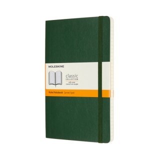 Notes MOLESKINE L (13x21cm) w linie zielony