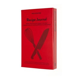 Notes Moleskine Passion Journal Recipe 9x14cm czerwony