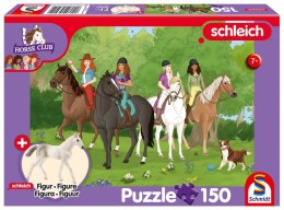 Puzzle 150 Schleich Klub Jeździecki + figurka 112299