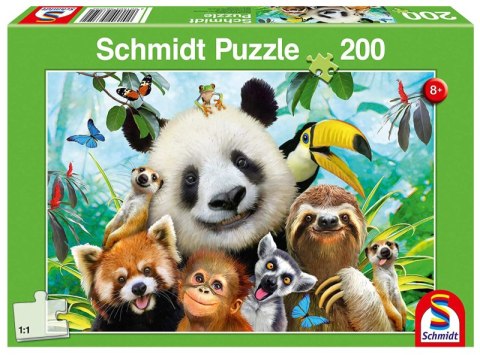 Puzzle 200 Wesołe zwierzaki 109058