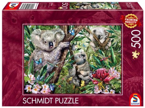 Puzzle 500 PQ Rodzina koali 112340